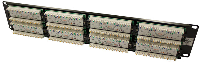 Cat6 48 Port Patch Panel - LowVoltageCables