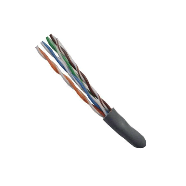 CAT5E CCA Ethernet Cable - Gray - LowVoltageCables