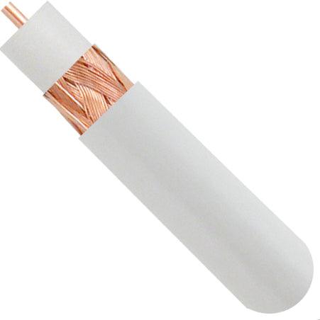 RG59 Coaxial with 95% CCA Braid - White - LowVoltageCables