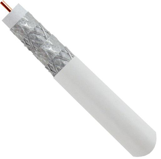 RG6 Plenum Rated Quad Shield  - White - LowVoltageCables