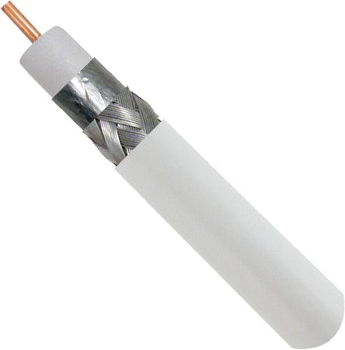 RG6 Plenum Rated Standard Shield  - White - LowVoltageCables
